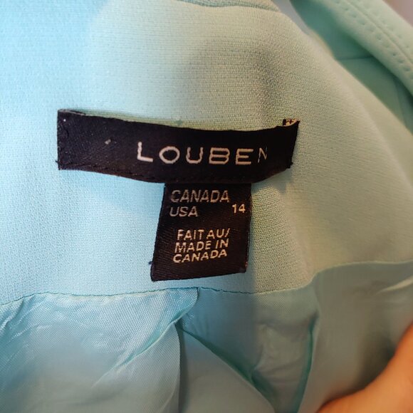 Vintage Teal Women's Blazer - Picture 4 of 4